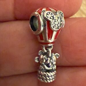 Pandora Silver and Red Balloon Charm